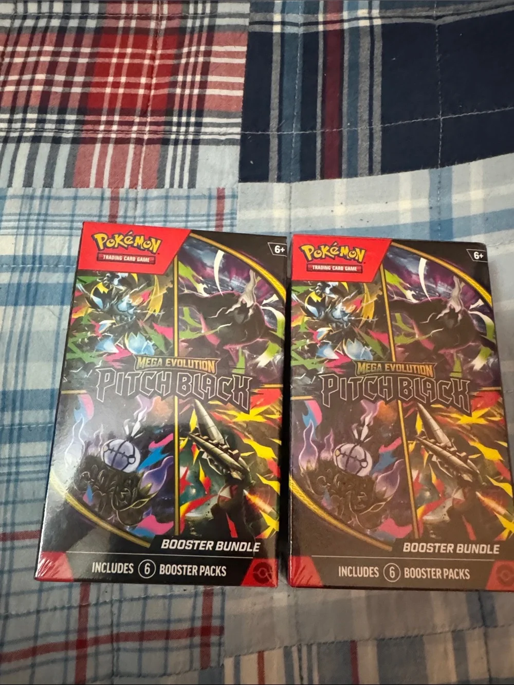 Pokemon Pitch Black Mega Evolution 2x Booster Boxes TCG Trading Cards New Sealed